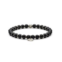 Bracciale Antracite Mono Special in Pietre dure Tormalina CMS04 NOTTE - CMS04 NOTTE
